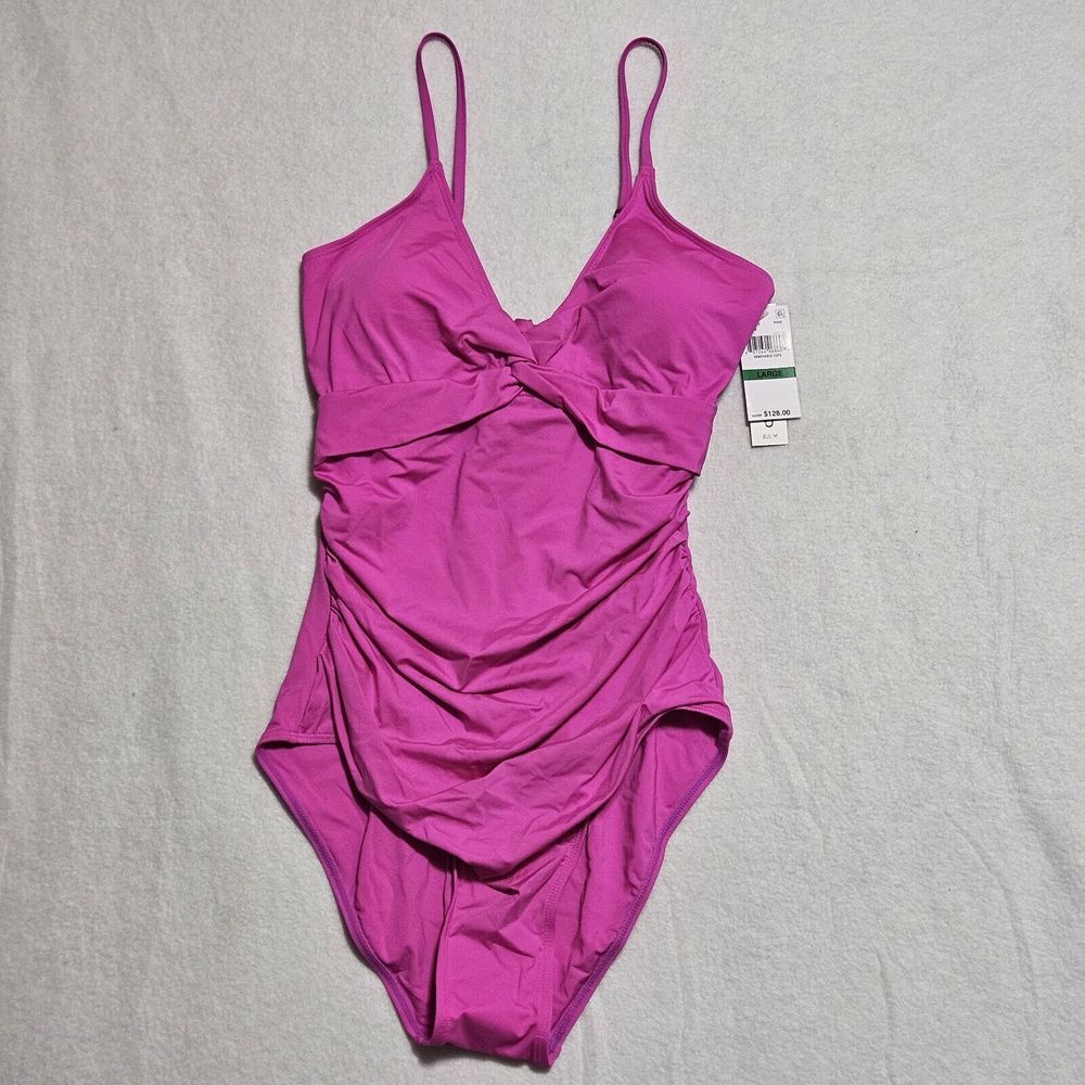 Lucky Brand Pink Classic One Piece Swimsuit